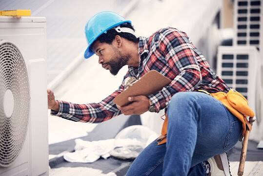 AC Repair professional at work